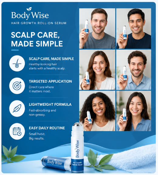 Body Wise Hair Growth Roll-On Serum